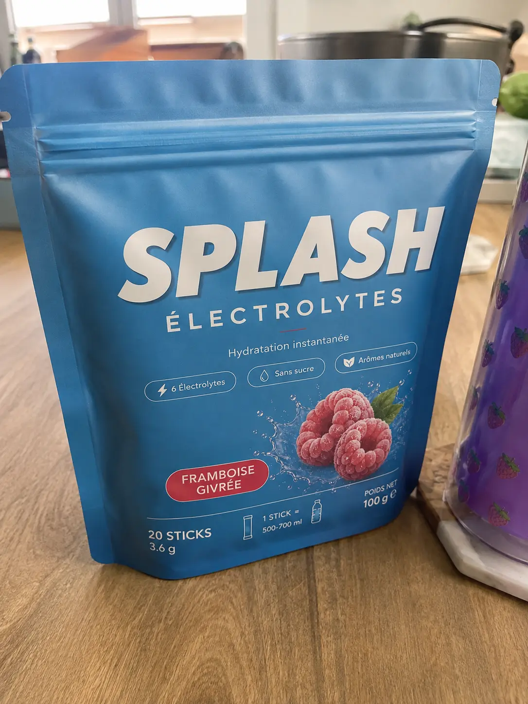 Avis client SPLASH Framboise givrée