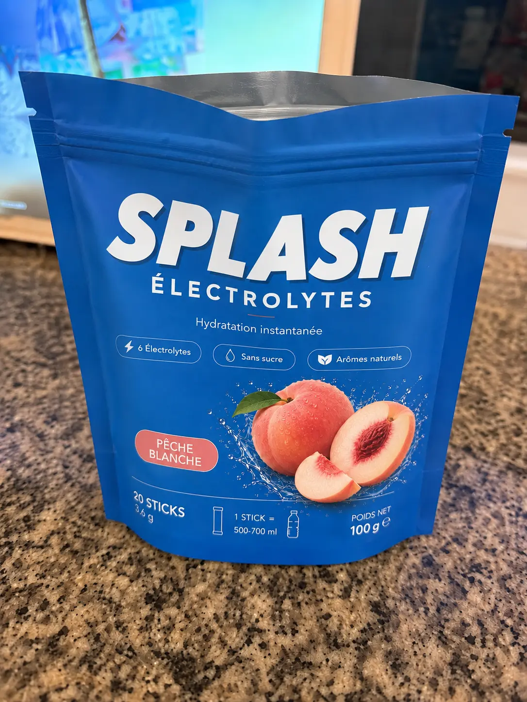 Avis client SPLASH Pêche blanche