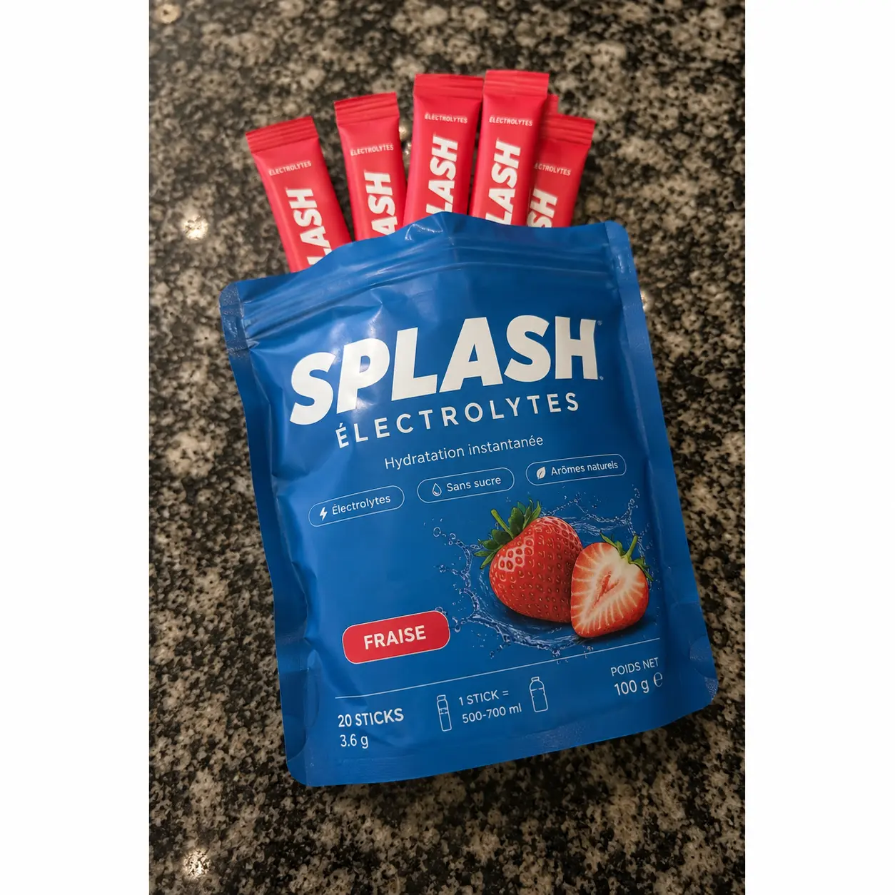 Avis client SPLASH Fraise