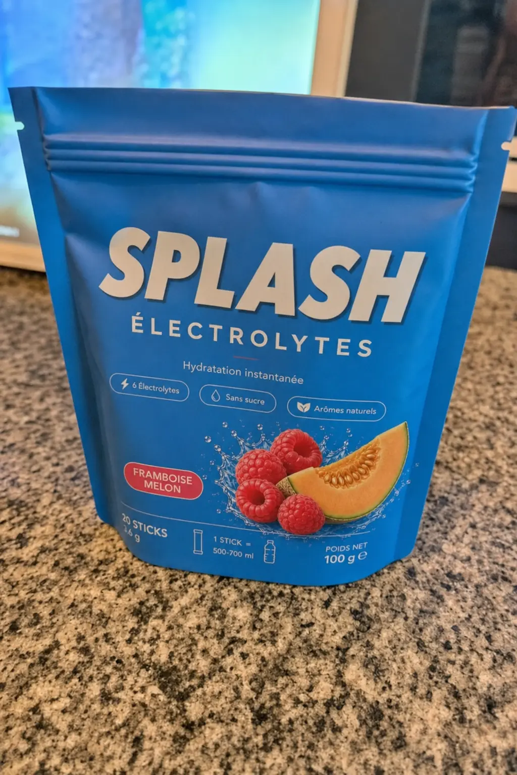 Avis client SPLASH Framboise melon