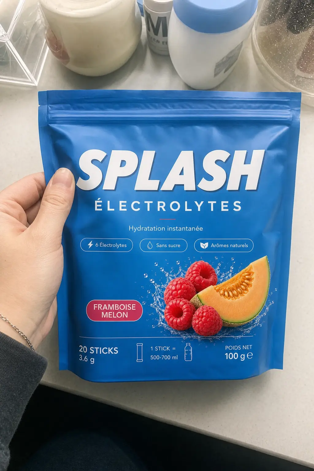 Avis client SPLASH Framboise melon